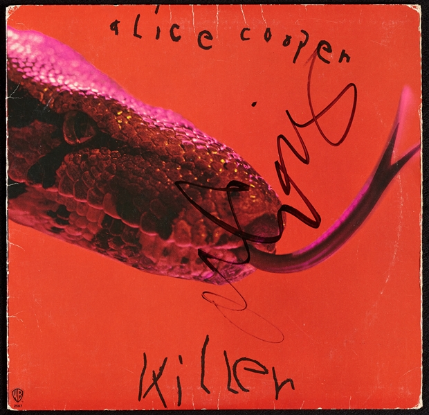 Alice Cooper Signed Killer Album (BAS)