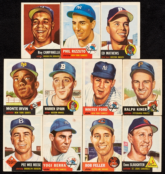 1953 Topps Baseball Near Set, Paige – PSA 1 M/C (271/274)