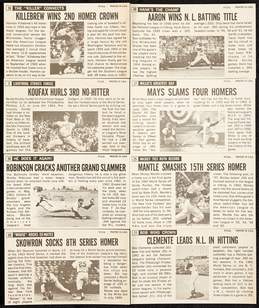 1964 Topps Baseball Giants High-Grade Complete Set (60)