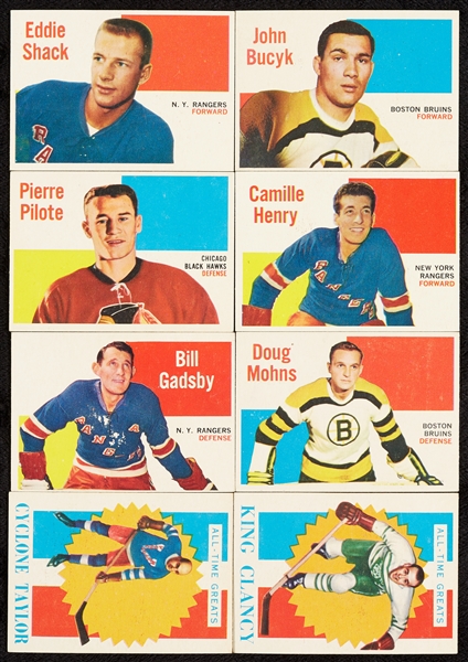 1960 Topps Hockey Partial Set (44/66)