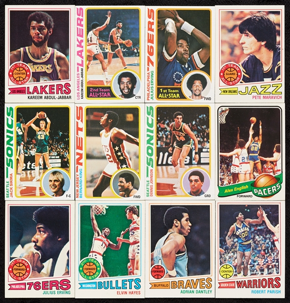 1977-79 Topps Basketball High-Grade Complete Set Run (3)