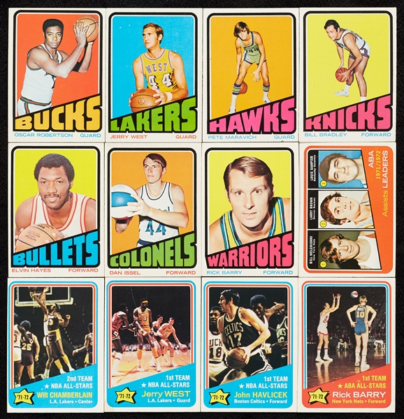 1972 Topps Basketball Near Set, Erving Rookie SGC 5 (238/264)