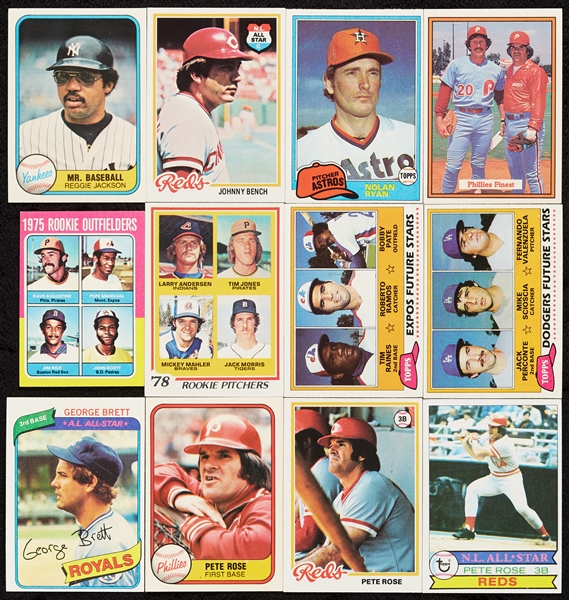 Massive Array of Mostly Topps Baseball From 1975-81, Several Hundred HOFers, Plus Fleer and Donruss (20,000+)