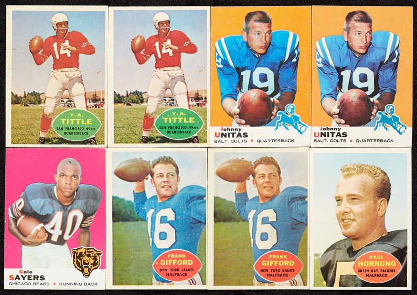 1960-75 Topps Football High-Grade Group With 185 HOFers, Stars and Specials (690)