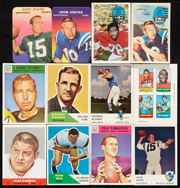 1960 Fleer, Philly Gum, Kellogg’s, Sunoco and Topps Peripheral Football Group With HOFers (1,000)