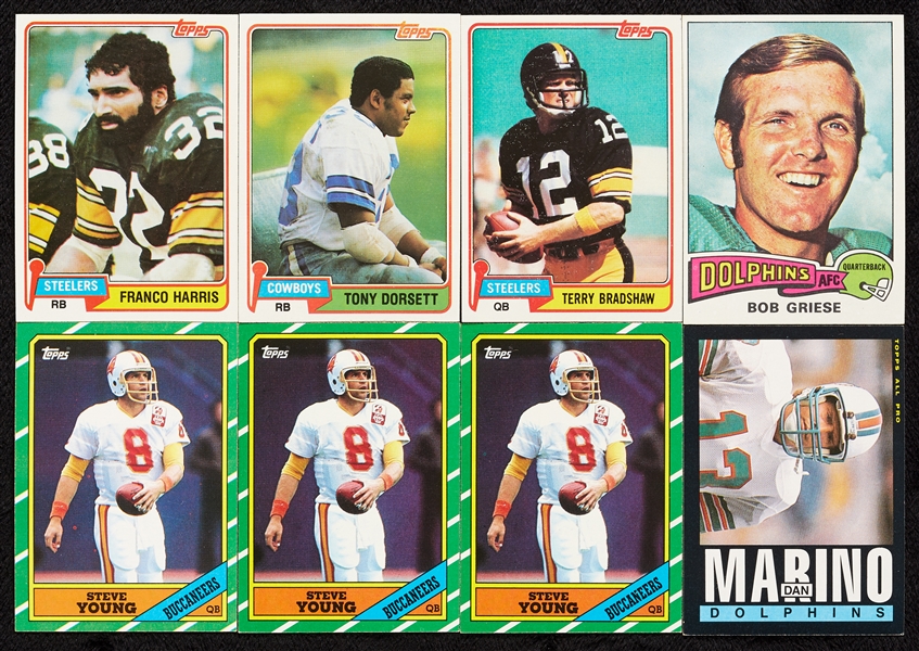 1960-86 Topps and Philly Gum Football Massive Hoard With HOFers, Specials (10,000+)