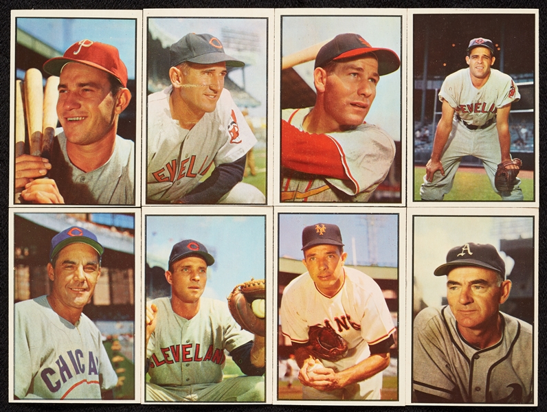 1953 Bowman Baseball Color High-Grade Group, Three HOFers, SGC 4 Snider (54)