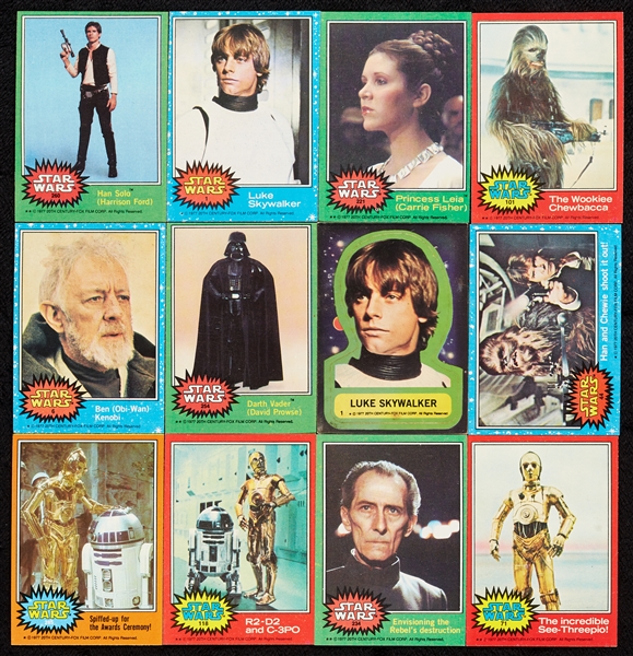 1977-78 Topps Stars Wars High-Grade Series 1, 2, 4 and 5, Plus Stickers, Wrappers (4)