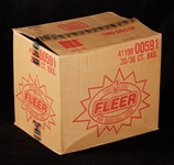 1991-92 Fleer Series 2 Basketball Wax Box Near Case (15/20)