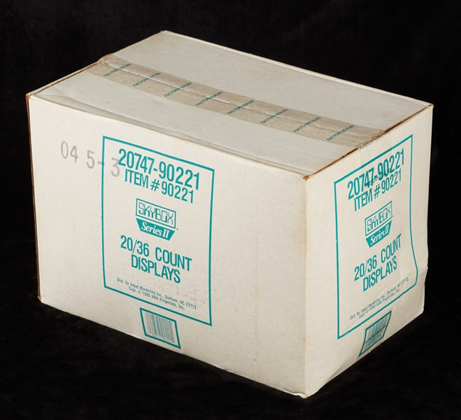 1990-91 SkyBox Series 2 Basketball Wax Box Case (20/36)