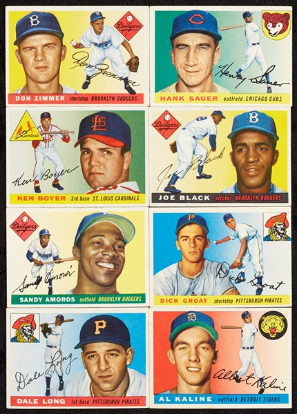 1955 Topps Baseball Group, Kaline and Key Rookies (50)