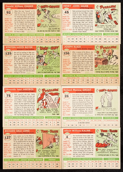 1955 Topps Baseball Group, Kaline and Key Rookies (50)