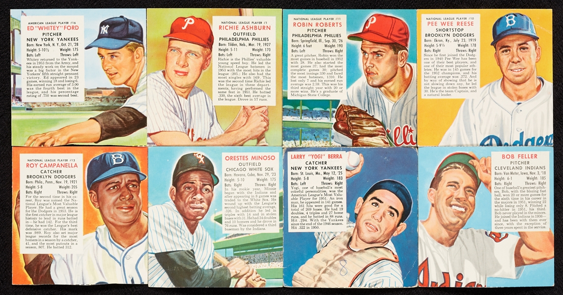 1952-54 Red Man Tobacco Group, 43 HOFers (104)