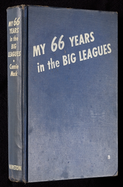 Connie Mack Signed My 66 Years in the Big Leagues Book (PSA/DNA)