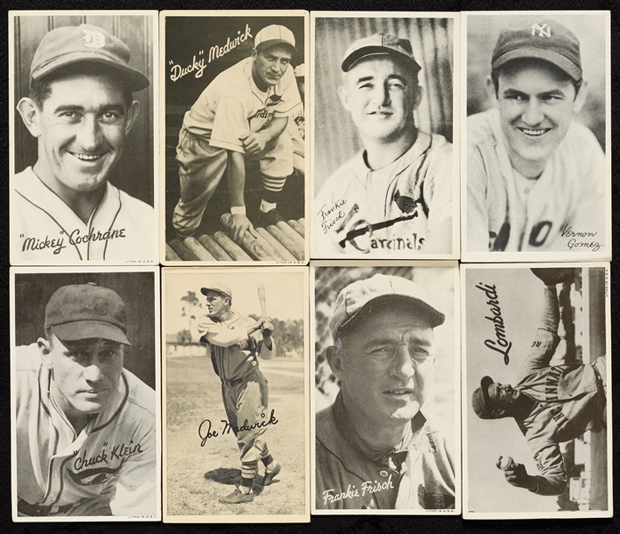 1930s Goudey, Dixie Lids and National Chicle Premiums Group, 28 HOFers (94)