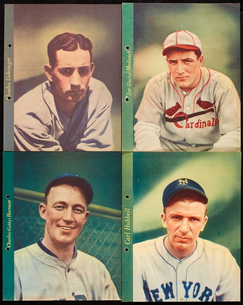 1930s Goudey, Dixie Lids and National Chicle Premiums Group, 28 HOFers (94)