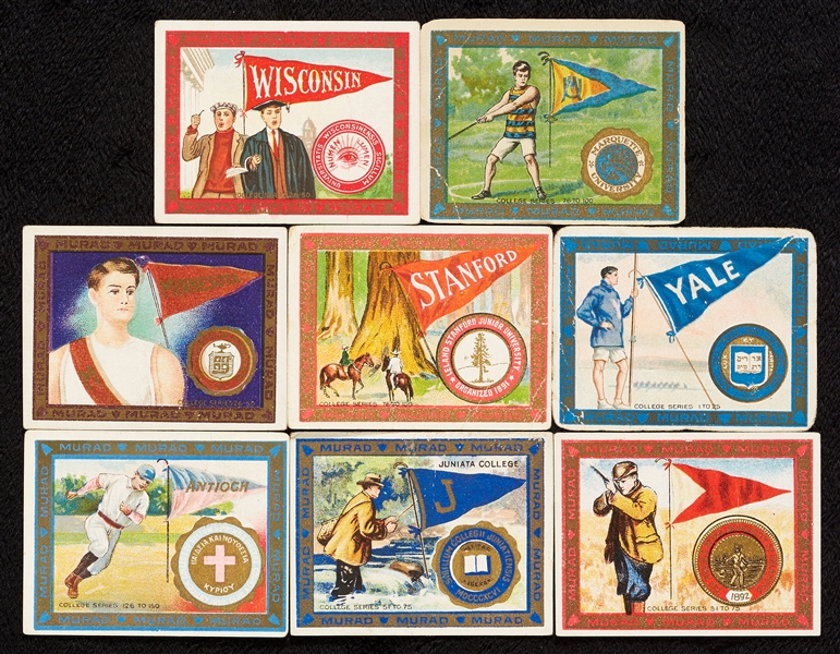 1910 Murad Cigarettes T6 and T51 College Series Group (58)
