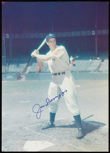 Joe DiMaggio Signed 11x14 Photo (BAS)