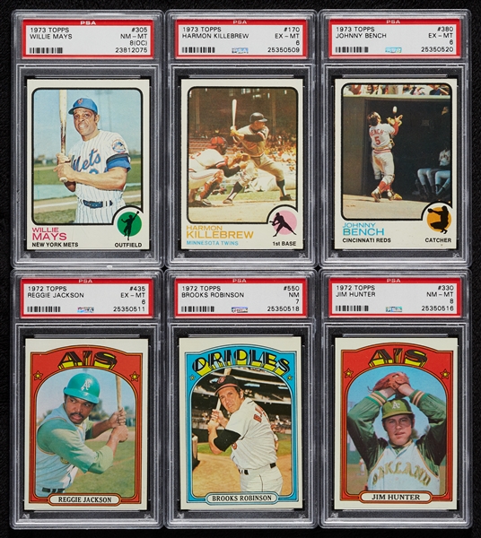 HOFers & Stars Balance of Collection Group with Mays, Clemente, Trout (250)