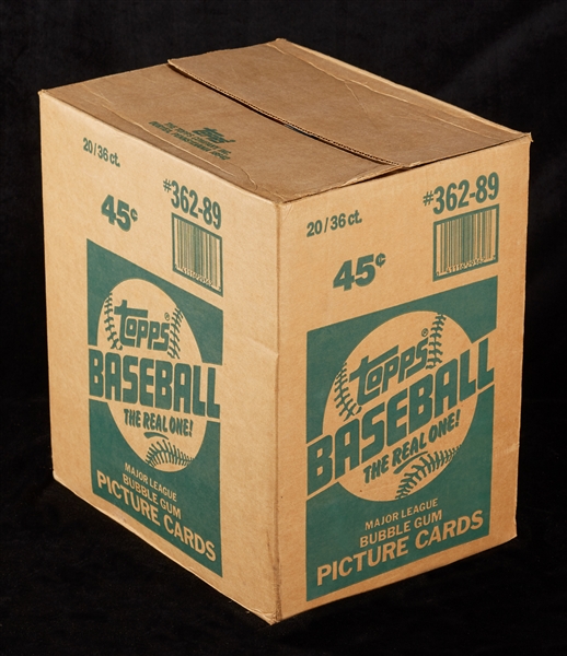 1989 Topps Baseball Wax Box Case (20/36)