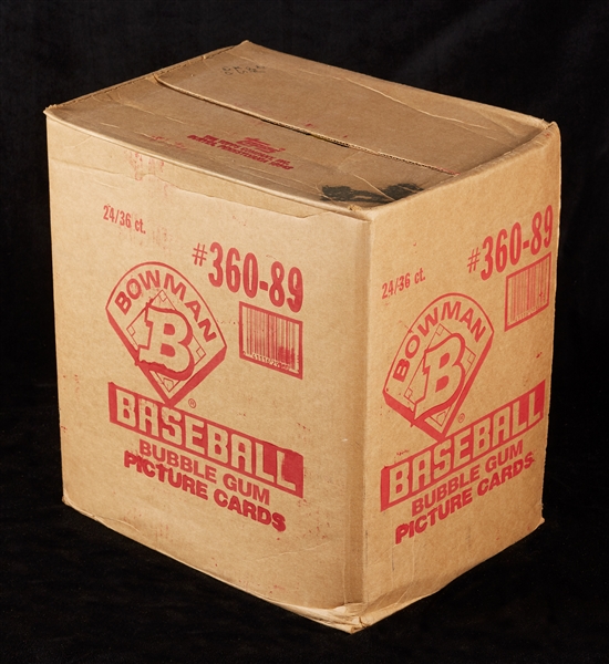 1989 Bowman Baseball Wax Box Case (20/36)