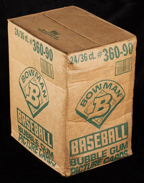 1990 Bowman Baseball Wax Box Case (20/36)