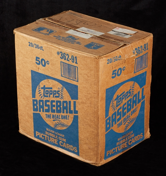 1991 Topps Baseball Wax Box Case (20/36)
