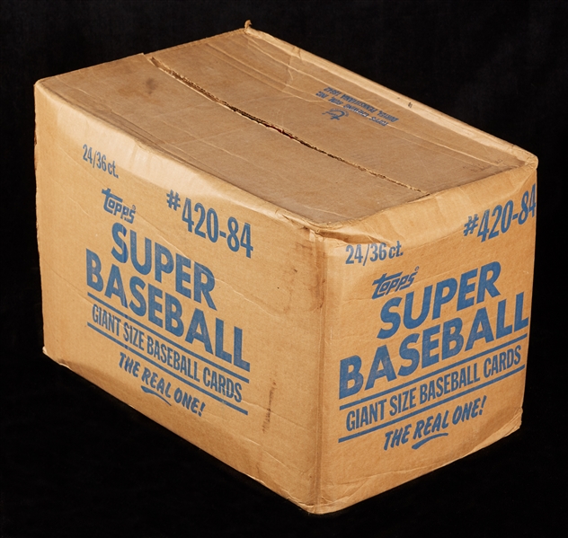 1984 Topps Super Baseball Wax Case (24/36)