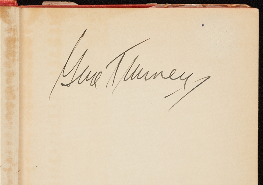 Gene Tunney Signed Arms For Living Book (PSA/DNA)