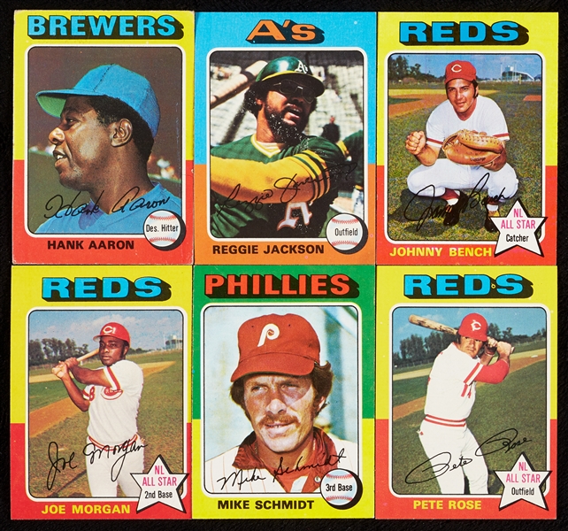 1975 and 1980 Topps Baseball Near Set, Plus Huge Hostess Group, 50 HOFers (1,576)