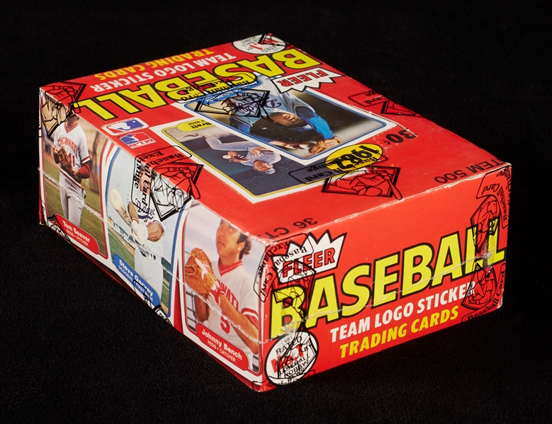 1982 Fleer Baseball Wax Box (36) (BBCE) (FASC)