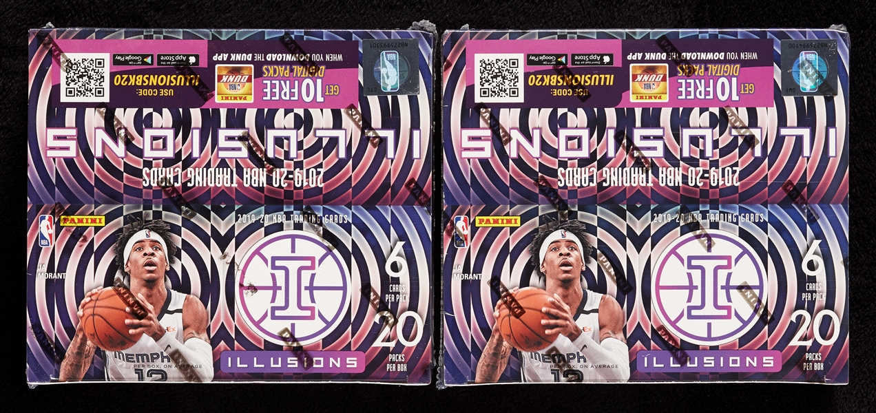 2019-20 Panini Illusions Basketball Retail Boxes Pair (2)