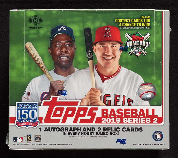 2019 Topps Series 2 Baseball Jumbo Hobby Box (10)