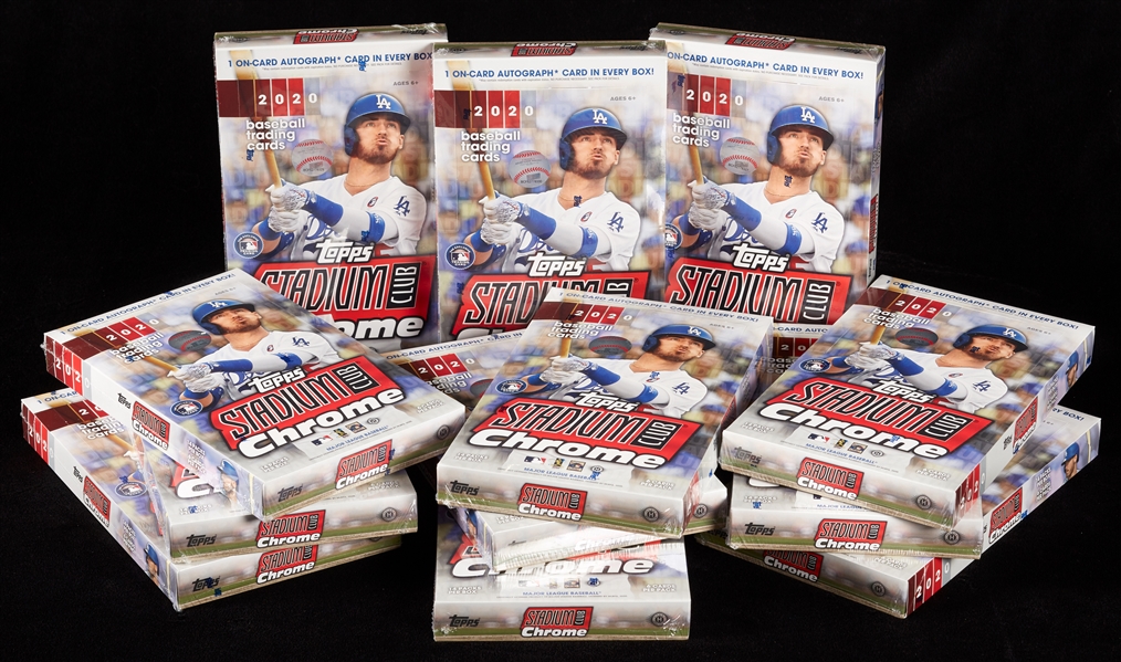 2020 Stadium Club Baseball Hobby Boxes Near Case (12/16)