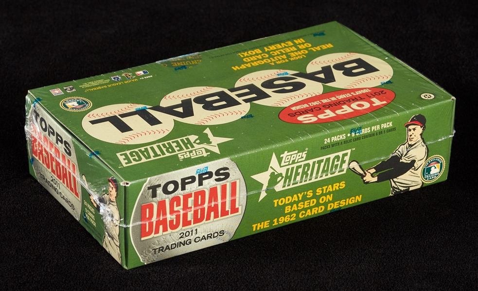 2011 Topps Heritage Baseball Hobby Box (24)