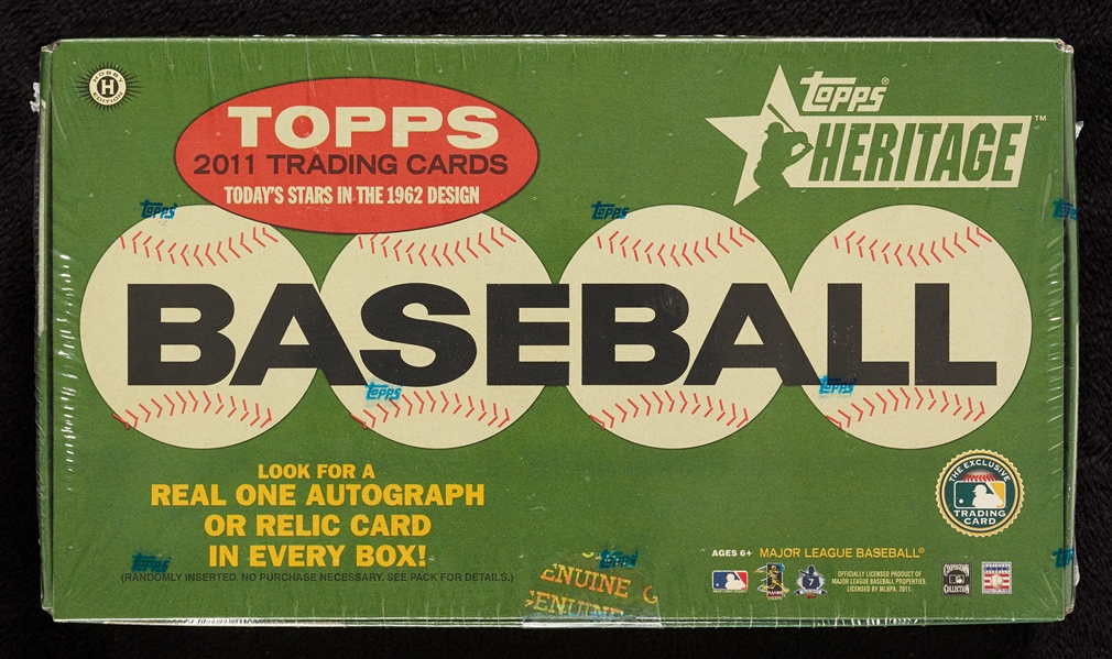 2011 Topps Heritage Baseball Hobby Box (24)