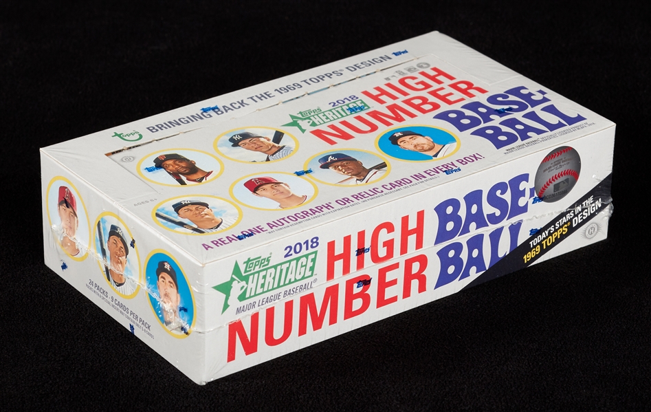 2018 Topps Heritage High Numbers Baseball Hobby Box (24)
