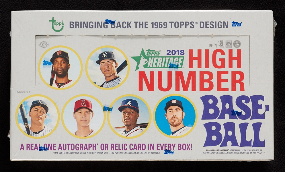 2018 Topps Heritage High Numbers Baseball Hobby Box (24)