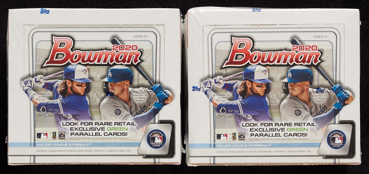 2020 Bowman Baseball Retail Boxes Pair (2)