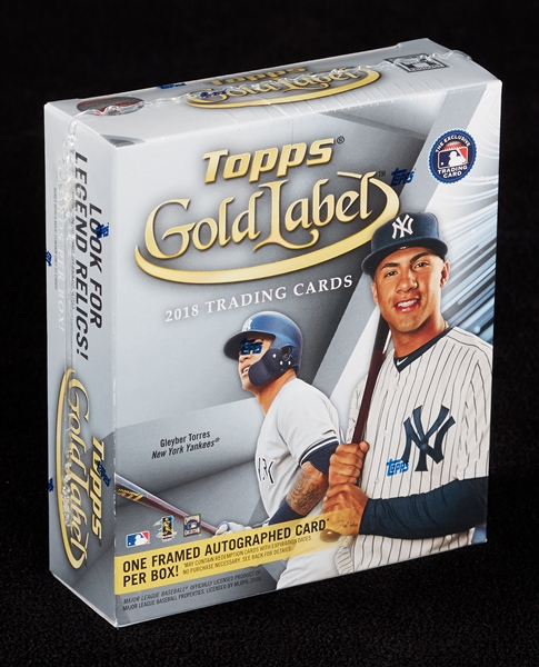 2018 Topps Gold Label Baseball Hobby Box 
