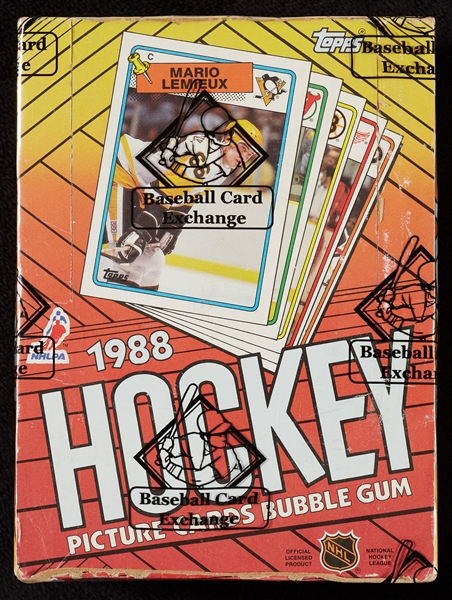 1988 Topps Hockey Wax Box (36) (BBCE)