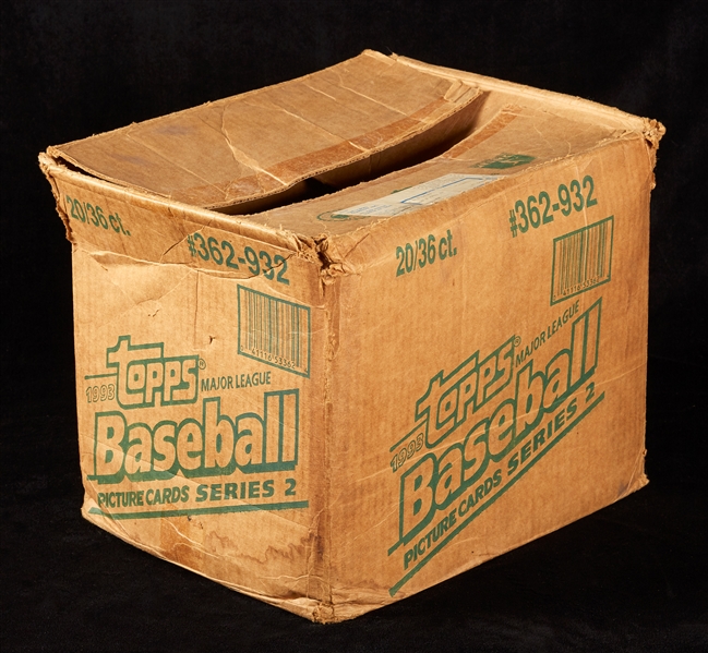 1993 Topps Series 2 Baseball Wax Box Partial Case (10)