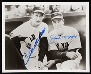 Ted Williams & Joe DiMaggio Signed 8x10 Photo