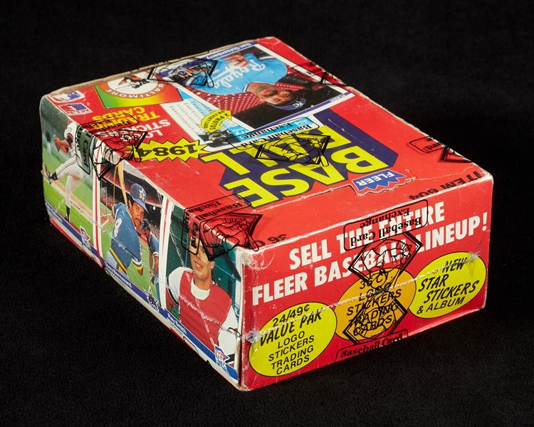 1984 Fleer Baseball Wax Box (36) (BBCE)