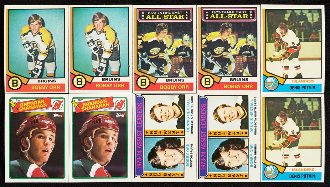 1974 and 1980s Topps Hockey Sets, 1985 O-Pee-Chee Near Set (8)
