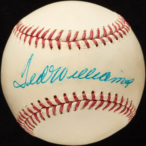 Ted Williams Single-Signed Ted Williams Brand Baseball (BAS)