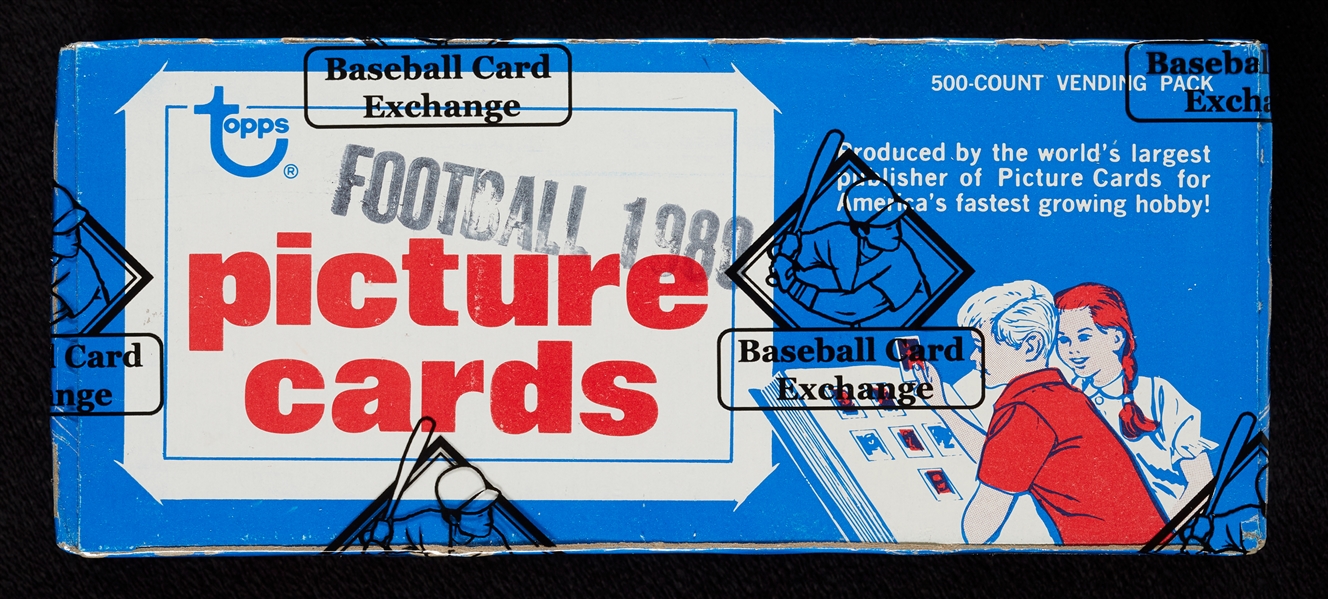 1980 Topps Topps Football Vending Box (500) (Fritsch/BBCE)