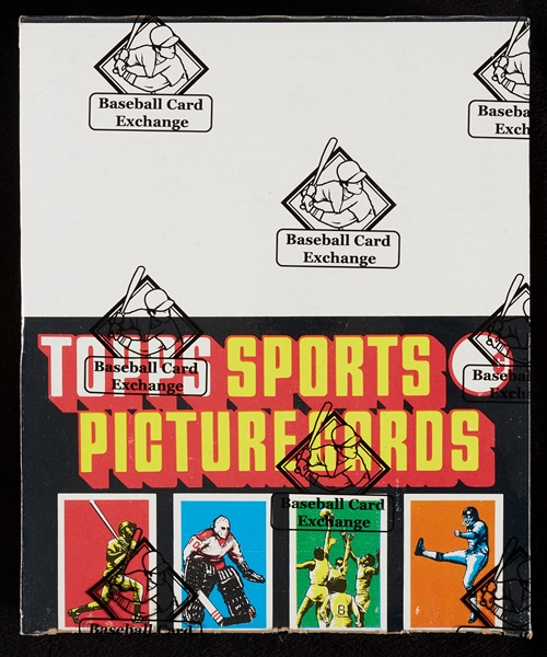 1986 Topps Football Rack Box (24) (Fritsch/BBCE) (FASC)
