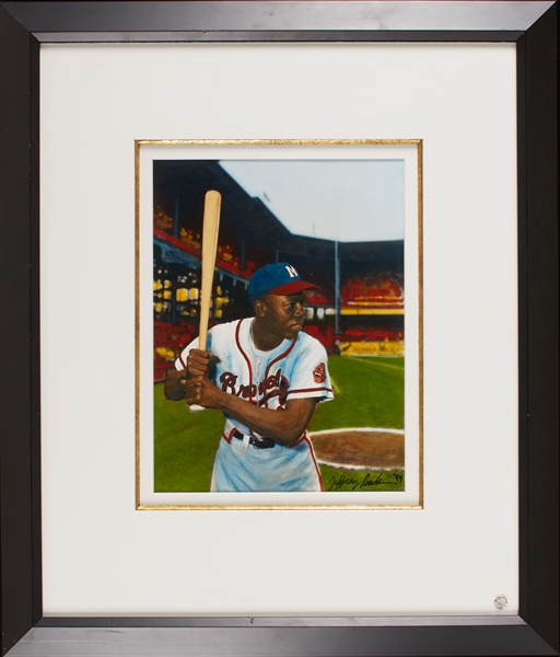 1994 Hank Aaron Original Artwork From His Personal Collection