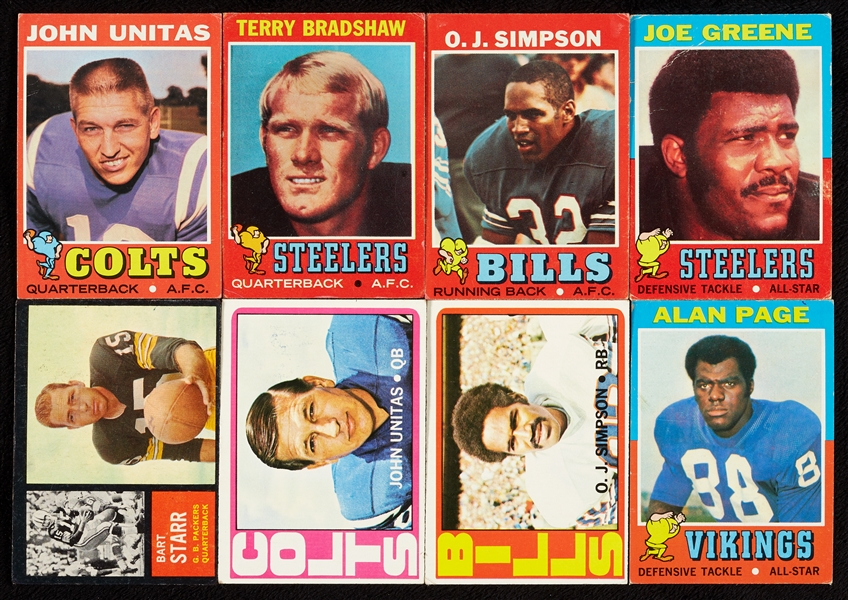 1971-72 Topps Football Group, Mostly HOFers, 1962 Topps Starr (284)